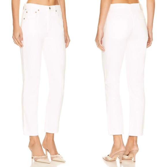 [NWT] Citizens of Humanity Charlotte High Rise Straight White Denim Jeans Sz 25 - Picture 2 of 16